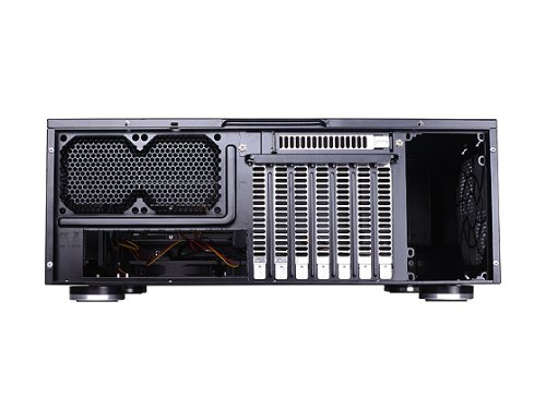 Silverstone Tek GD08B Aluminum Extended ATX / SSI-EEB compatible / SSI-CEB HTPC Computer Case Cases - Black