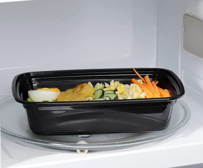 AMC Distributions 100Pack Meal Prep Plastic Microwavable Food