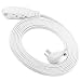 ClearMax 25 Feet 3 Outlet Extension Cord 16AWG Indoor/Outdoor Use - White - UL Listed