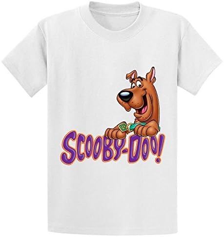Cutestory Scooby Doo Boys And Girls Design Cotton T Shirts White