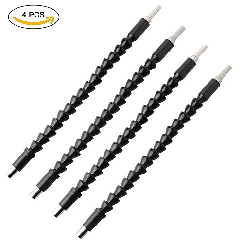 Maexus Flexible Drill Bit Extension - Magnetic Hex Soft Shaft, Flexible Screwdriver Extension for Connect Drive Shaft Tip Drill Bit Kit Adaptor (4 Pcs) - Thumbnail 7