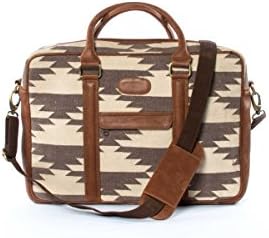 16.5" Leather Handmade Laptop Messenger Bag Office Briefcase Bag for Men and Women