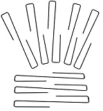 Handgun Hangers 8 Pack by Top Shot Pros - Universal .22 Cal and Up - Pistol Hangers are Vinyl Coated - Save Space with Gun Safe Hangers - Quick Access - Easy to Use