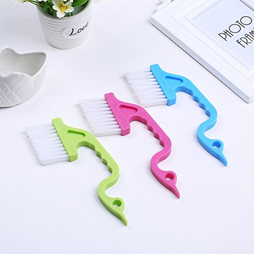 image for Hense Hand-held Groove Gap Cleaning Tools Cleaning Brushes(2 Pack),Eas