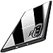 TOZO for Samsung Galaxy Note 10 Plus Case PC + TPU Clear Hard Back Panel Hybrid PC+TPU Protect Cover Shock Absorption Back-Transparent Bumper for Samsung Galaxy Note 10+ 5G Black