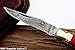 DKC Knives Sale DKC-62-RD RED Prince Laguiole Style Damascus Steel Folding Pocket Knife 4