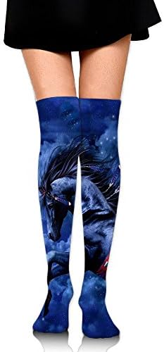 Swift Horse Unisex Stocking 25.59" Long Hose Knee Sports High Sock For Men Women