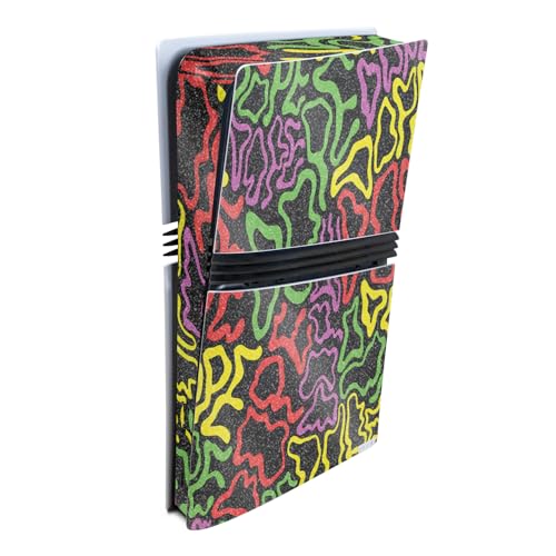Glossy Glitter Gaming Skin Compatible with Sony PlayStation 5 PS5 Pro Console -…