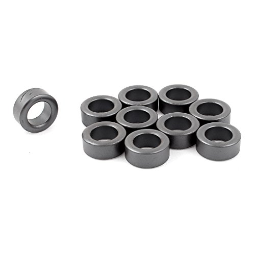 uxcell a12022900ux0337 10 Piece Toroid Ring Ferrite Cores 22.5 mm x 13.5 mm x 10 mm