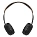 Skullcandy Grind Bluetooth Wireless On-Ear Headphones with Built-In Mic and Remote, 12-Hour Rechargeable Battery, Supreme Sound Audio, Plush Ear Pillows for Comfort, Black/Tanthumb 1