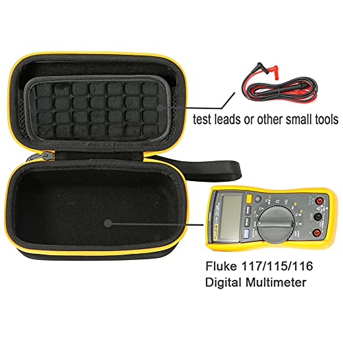 RAIACE Hard Carrying Case for Fluke 117/115/116 Digital Multimeter