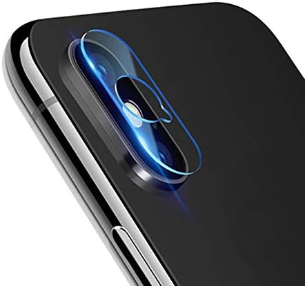 Screen Protector, Prevently New Creative 5PC Q Shape Hole Tempered Glass Protector Camera Film For iPhone XS MAX 6.5 inch