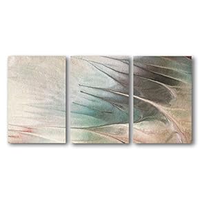 3 Panel Canvas Wall Art Abstract Color Pictures Home Wall Decorations for Bedroom Living Room Paintings Canvas Prints Framed - 16"x24" x 3 Panels