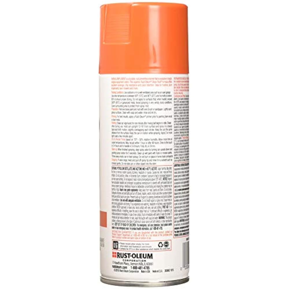 RustOleum 303472 Husqvarna Orange 12 Oz. Farm & Implement Spray Paint
