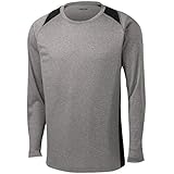 DRI-Equip Long Sleeve Moisture Wicking Athletic Shirts in Mens Sizes XS-4XL