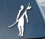 Surfer Surfing Wave Car Window Vinyl Decal Sticker 4