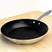 HOMICHEF 11 Inch Frying Pan - Nonstick, Induction Compatible, Nickel Free Stainless Steel Omelet Pan - PFOA Free