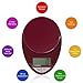 EatSmart Precision Pro Digital Kitchen Scale, Red