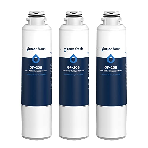 GLACIER FRESH DA2900020B Refrigerator Water Filter Compatible with