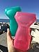 Pouch Pal - The No-Squeeze Food Pouch Feeder (Turquoise & Bubblegum) 2-Pack