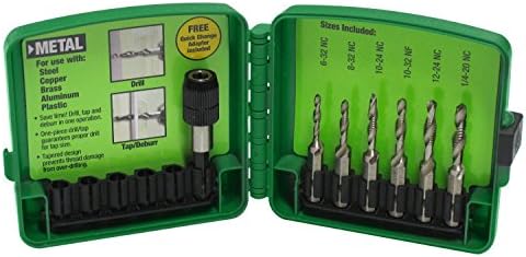 DRILL/TAP COMBINATION BIT SET 6 PCS. NEW