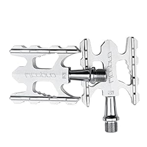 SXCXYG Fietspedalen voor mountainbike, opvouwbaar, verzegeld, van aluminiumlegering, antislip, MTB, BMX, universeel…