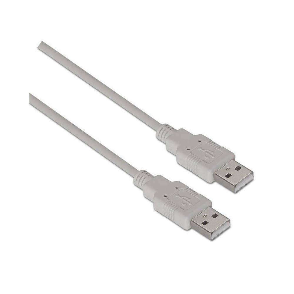 AISENS A101 – 0021 – 1 m USB 2.0 Cable for External Case, Beige