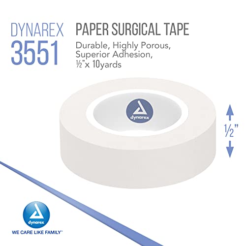Dynarex Paper Surgical Tape, Use to Secure Wound Care with Medical