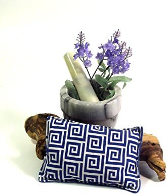 Headache Relief Pod - Natural Hot Cold Pack - Aromatherapy Eye Pillow - Microwavable Flax Pad - Reusable Pain Relief - Sinus Heat Therapy - Migraine Aid