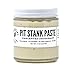 Pit Stank Paste Natural Deodorant, Unscented, Non-Toxic, Aluminum Free, 4oz Glass Jar