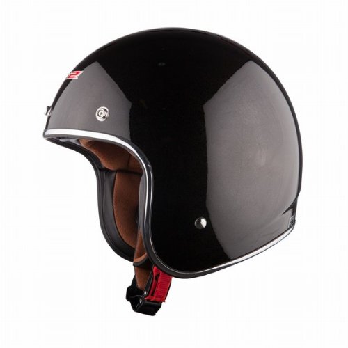 LS2 Helmets OF583 Bobber Solid Open Face Helmet (Black, XX-Large)