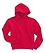 Gildan boys Heavy Blend Hooded Sweatshirt(G185B)-RED-L