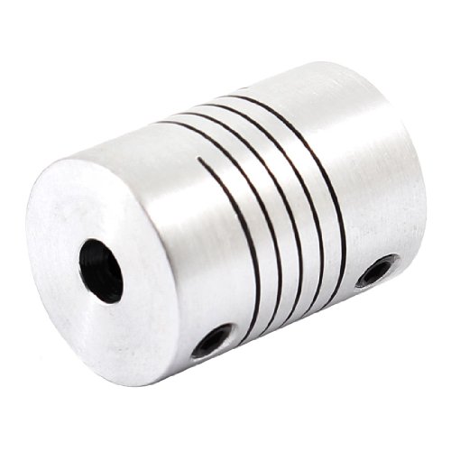 Uxcell 5mmx6mm d19l25 cnc motor shaft coupler beam coup…