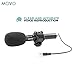 Movo On-Camera Stereo Video Microphone with Windscreens & Case for Nikon D850, D810, D800, D750, D610, D600, D500, D7500, D7200, D7100, D5600, D5500, D5300, D5200, D3300, D3200, D4, D4S, & D5 DSLR