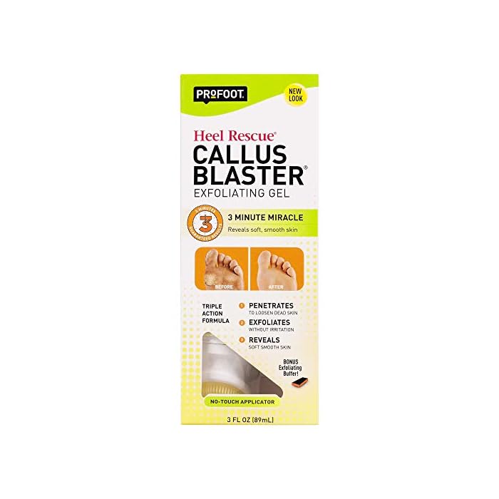 PROFOOT Heel Rescue Callus Blaster Exfoliating Gel, Concentrated Acid