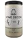 FolkArt Home Decor Chalk Furniture & Craft Paint in Assorted Colors (32-Ounce), 34883 Clear Wax