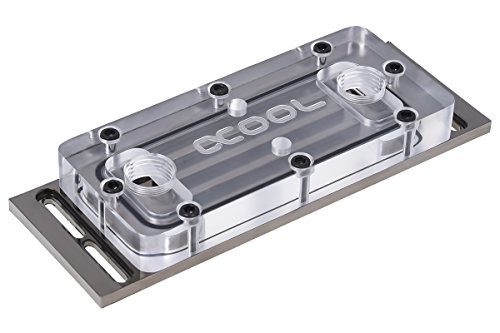 Alphacool 17272 D-RAM Cooler X4 Universal - Plexi Black Nickel Water Cooling HDD/RAM Cooler