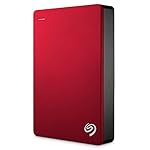 Seagate Backup Plus 5TB Portable External Hard Drive USB 3.0, Red (STDR5000103)