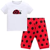 Hugbug Girls Mermaid Pajamas Set 2-7T
