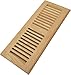 Homewell Red Oak Wood Floor Register Vent, Drop in Vent, 4x12 Inch, Unfinished