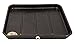 DiversiTech (6-2626L) A/C Secondary Plastic Condensate Drain Pan, Air Conditioner Drip Pan with Rolled Edges, 26” x 26”, Large, Black