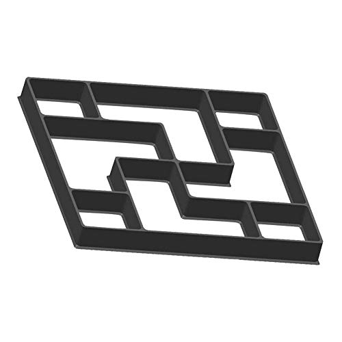 Pavement Mold Garden Walk Pavement Concrete Mould DIY Manually Paving Cement Brick Stone Road Concrete Molds Pathmate Moulds 9 Type 1pc