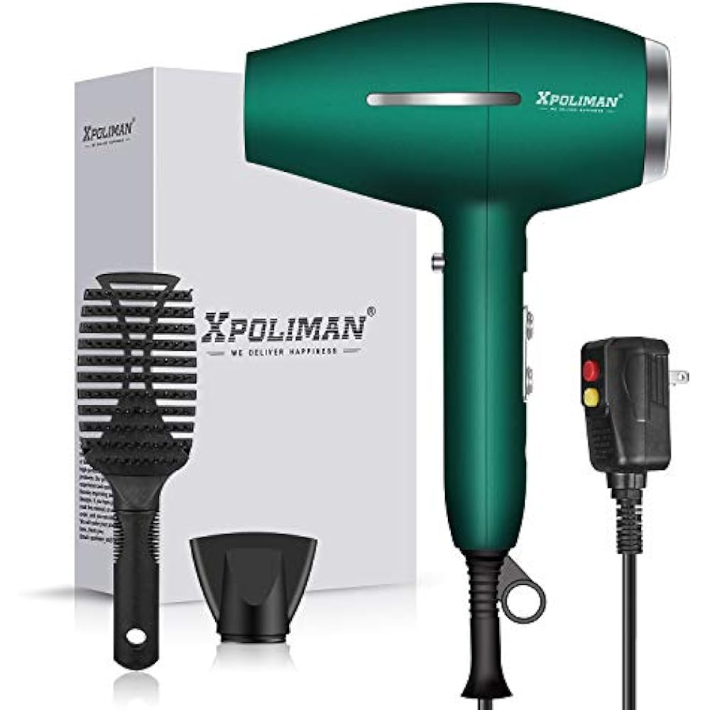 Xpoliman Professional Salon Hair Dryer With AC Motor Negative Ionic