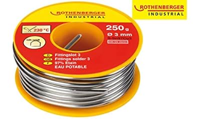 ROTHENBERGER Industrial Fittingslot 3 250 g, Heizungs & Trinkwasser Rohre 045255E