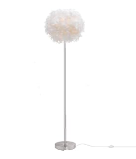 possini euro design white flower floor lamp