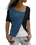 Sarin Mathews Womens Shirts Casual Tee Shirts Short