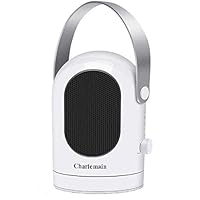 LSXD Space Heater&Cooler ，Small Desk Fan Personal Table Air Conditioner 3 Modes, Auto-Oscillation, Over-Heating Protection for Home Bedroom and Office Desk,Cylinder