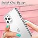 YOUMAKER Stylish Crystal Clear Case for iPhone 11 Pro Max, Anti-Scratch Shock Absorption Slim Fit Drop Protection Premium Bumper Cover Case for iPhone 11 Pro Max 6.5 inch (2019 Release) - Clear