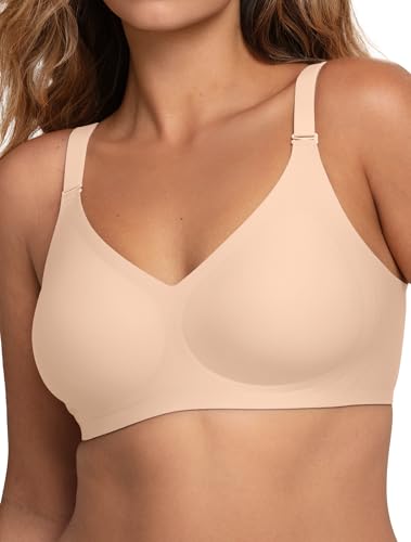 COMFELIE Women Comfy Supportive Bra V Neck