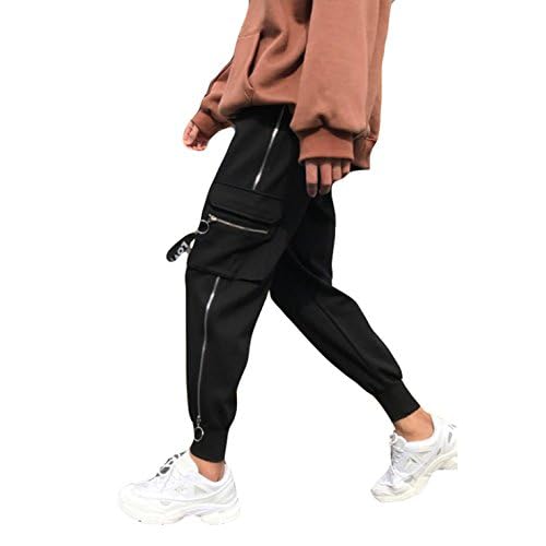 低コスト Piite メンズ サルエルパンツ ジッパー ファスナー 個性